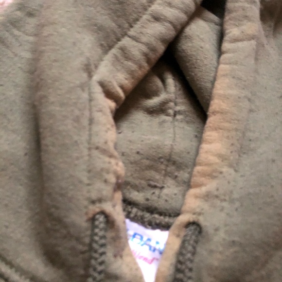 Vintage *RARE* 2pac rap tee hoodie green small - Picture 5 of 8